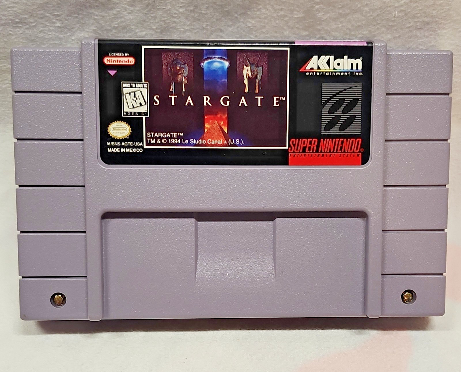 Stargate Super Nintendo SNES Complete w/ Box, Manual, Inserts – CIB