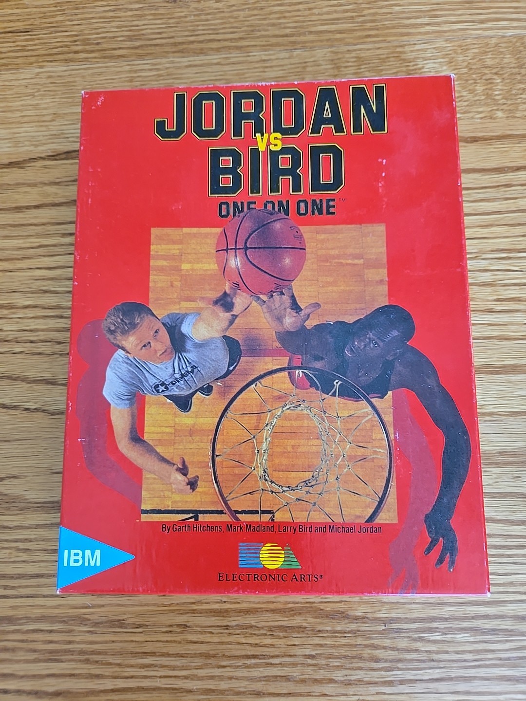 Jordan vs Bird One on One IBM PC Electronic Arts Vintage 1988 3.5″ Diskette 🏀