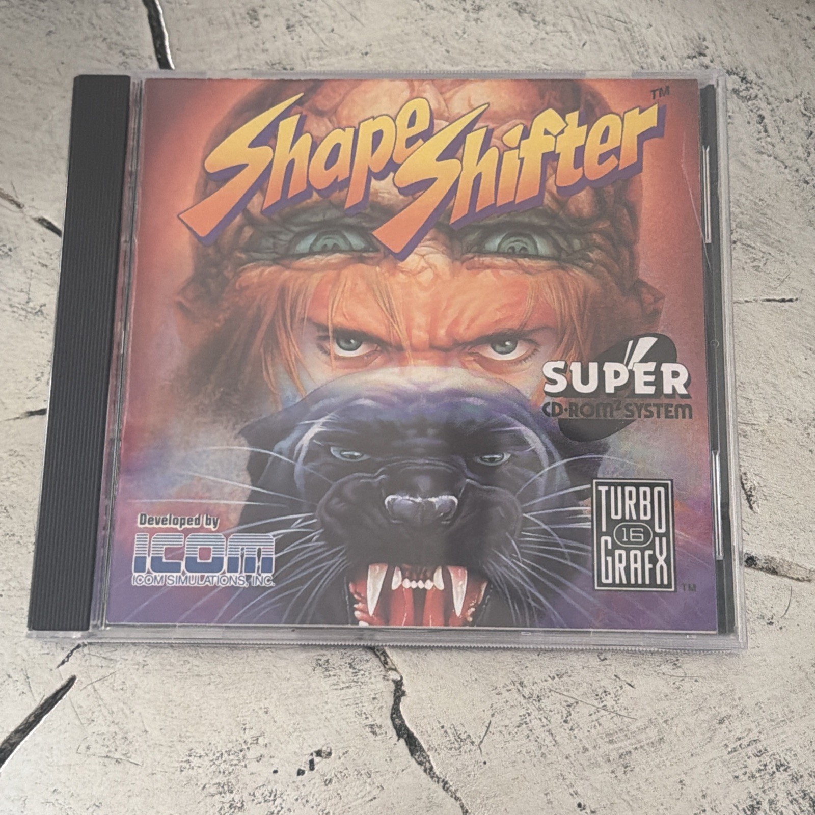 Shape Shifter TurboGrafx 16 Turbo Grafx CD Mint Disc