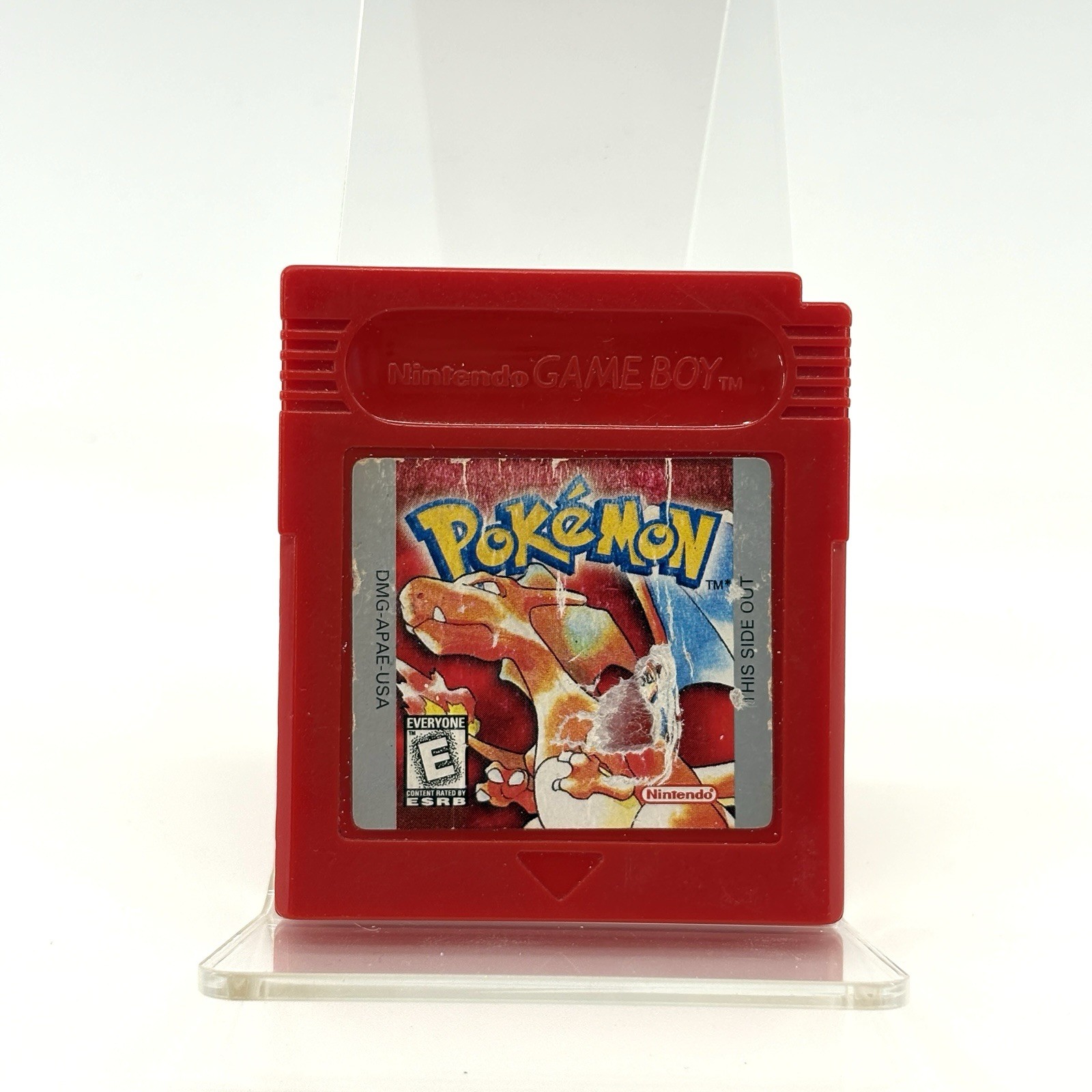 Pokemon Red Version (Nintendo Game Boy, 1999) – AUTHENTIC & TESTED – NEW BATTERY