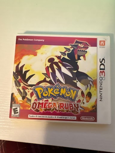 Pokémon Omega Ruby Nintendo 3DS COMPLETE IN BOX CIB Authentic Case Insert