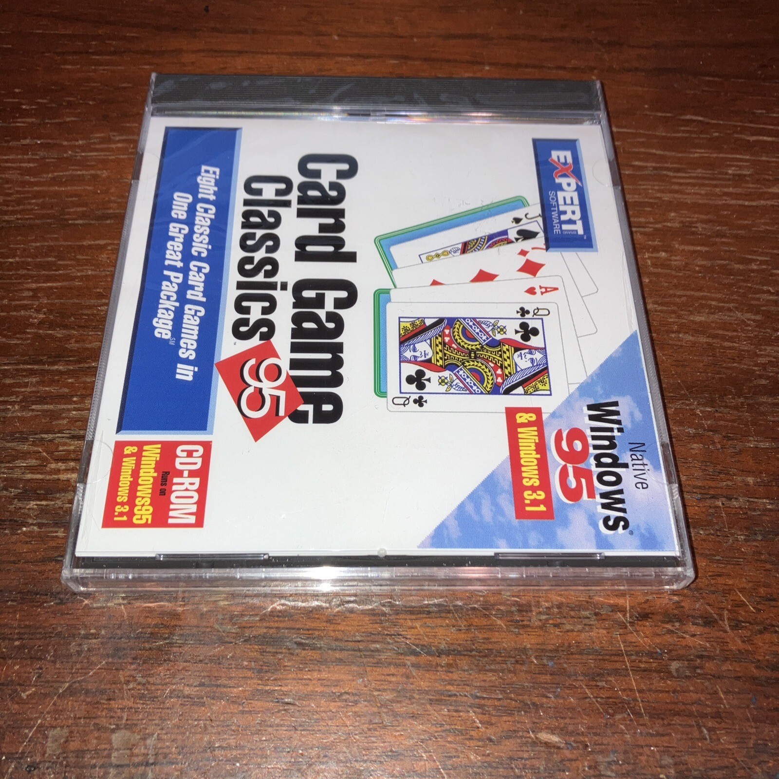 Card Game Classics (PC, 1995) – Expert Software – New Sealed Jewel Case Version