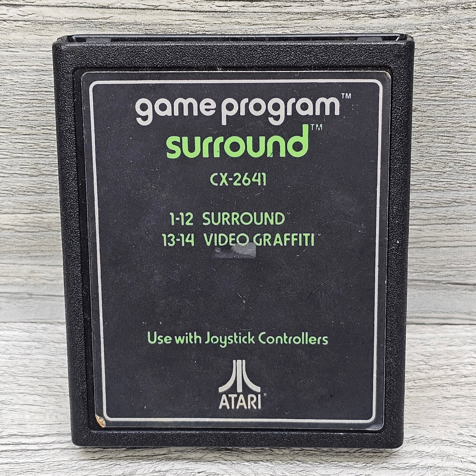 Surround Atari 2600 Video Game CX-2641 w/ Video Graffiti Arcade Action Tested