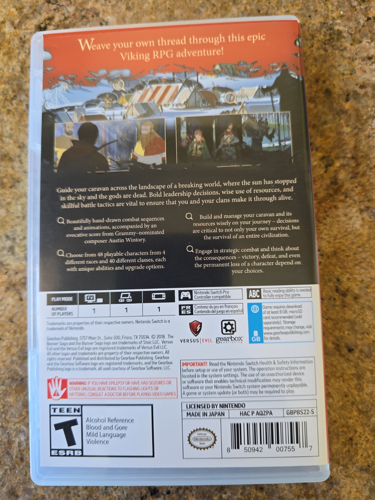 Banner Saga Trilogy – Nintendo Switch