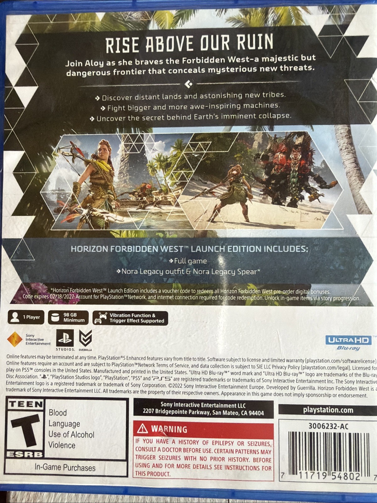 Horizon Forbidden West Launch Edition – Sony PlayStation 5