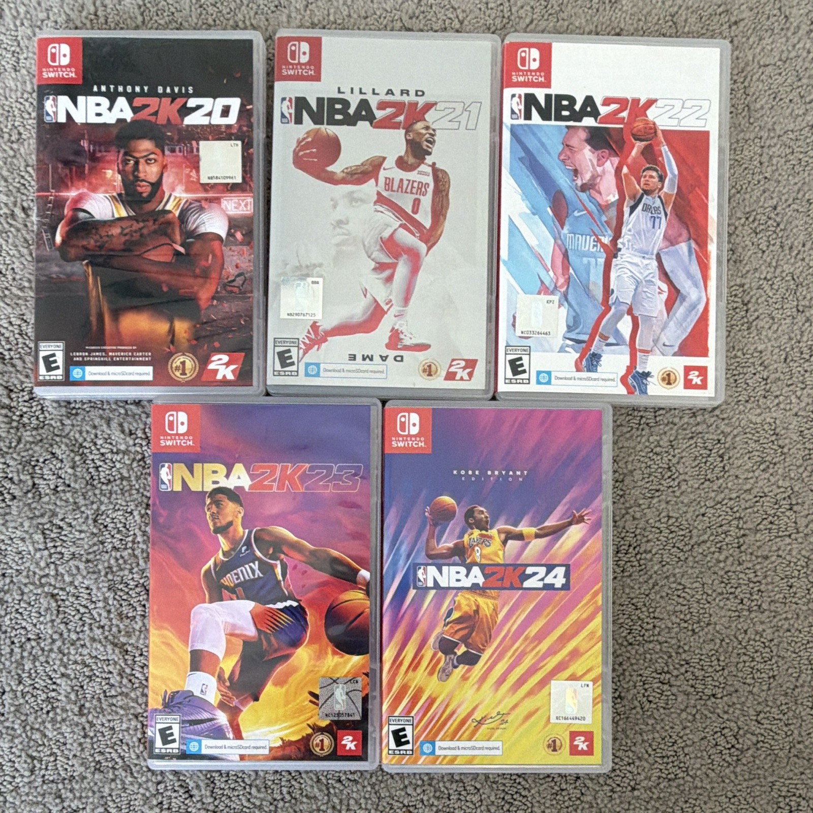 NBA 2k 20-24 Nintendo Switch Sports Games