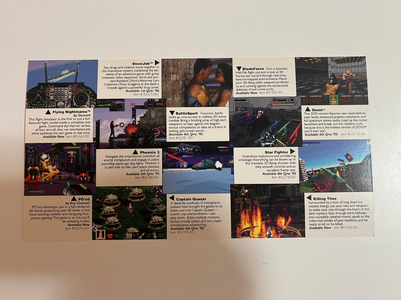 BattleSport (Panasonic 3DO, 1995) Studio 3DO Game – Complete