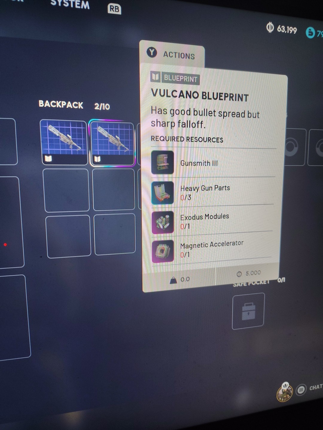 Arc Raider Vulcano Blueprint