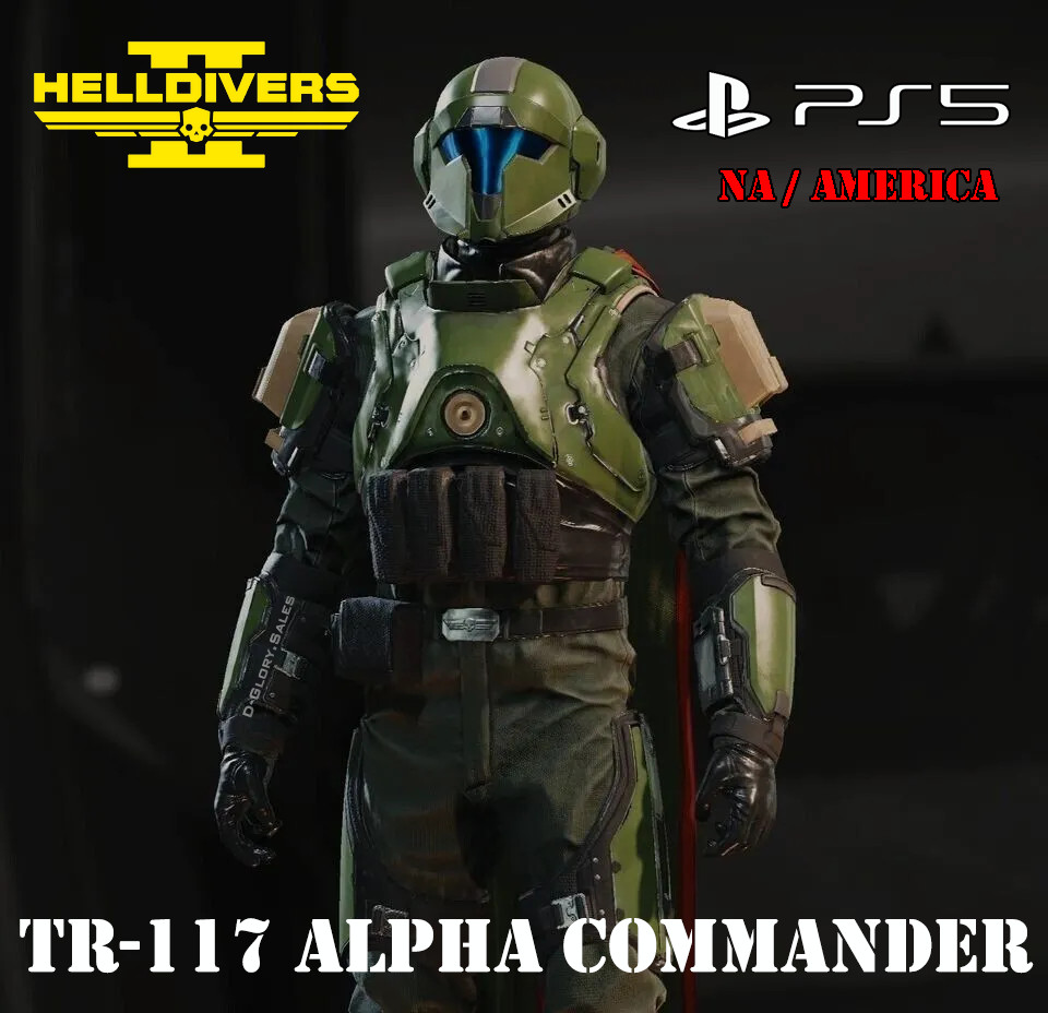 HELLDIVERS 2 TR-117 Alpha Commander Twitch Drops ( STEAM/PS5) US