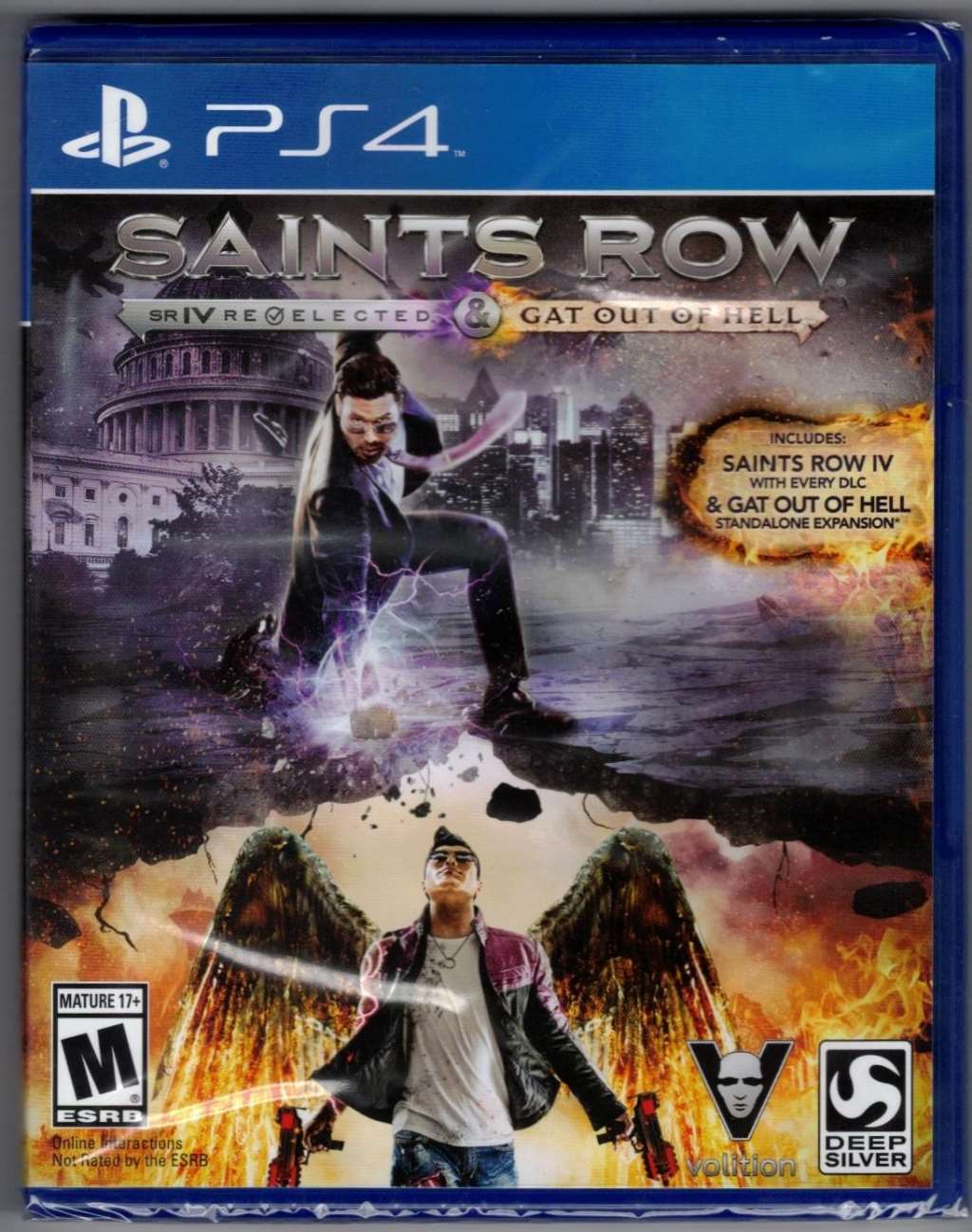 Saints Row IV: Re-Elected + Gat out of Hell PS4 (Brand New Factory Sealed US Ver