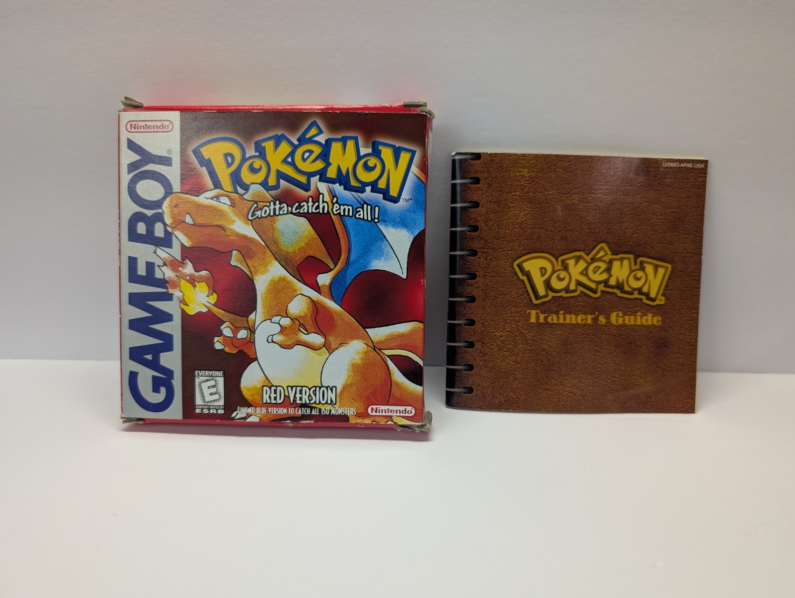 Pokemon Red Version Nintendo GameBoy 1ST PRINT BOX & MANUAL GOOD NO GAME LOOK
