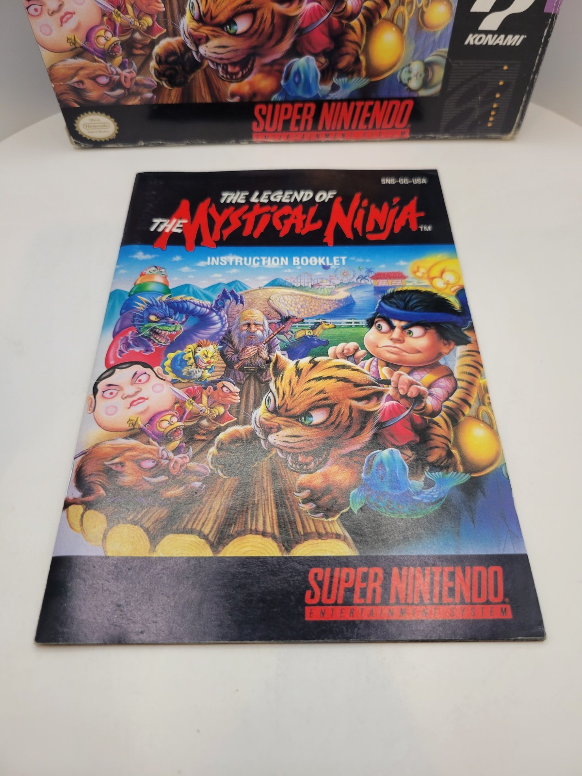 The Legend of the Mystical Ninja Super Nintendo SNES Authentic Tested CIB