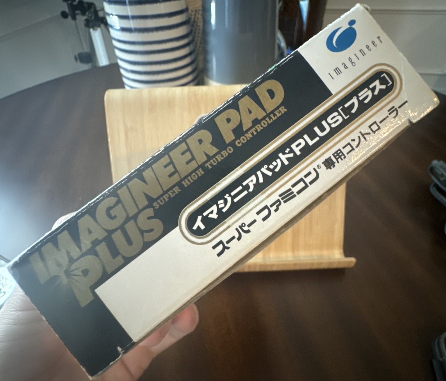 SFC SNES Imagineer PAD PLUS controller Super Famicom Nintendo CIB Very Nice!!