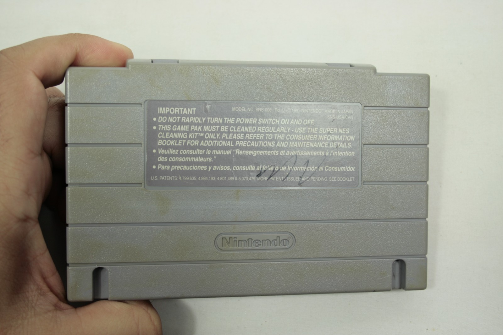 PushOver SNES Authentic Game Super Nintendo Entertainment System 1991 SHIPS FAST