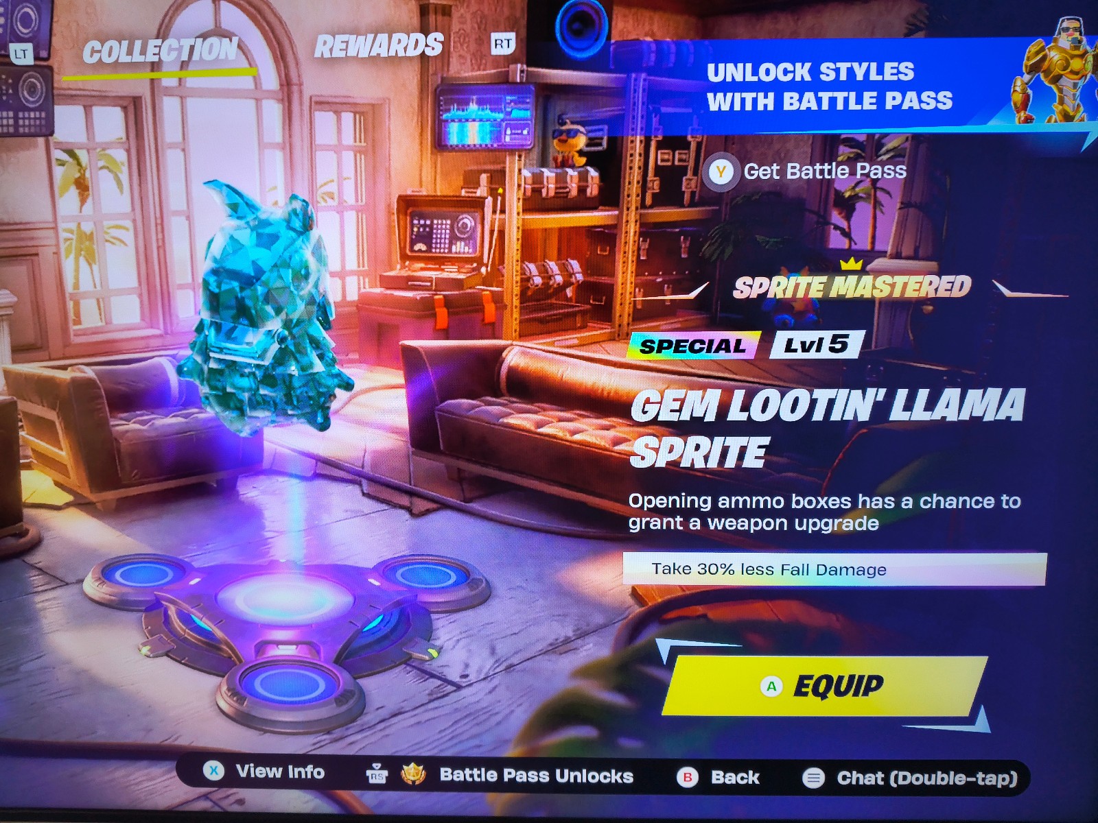 Fortnite-GEM LOOTIN’ LLAMA Spirit level 5