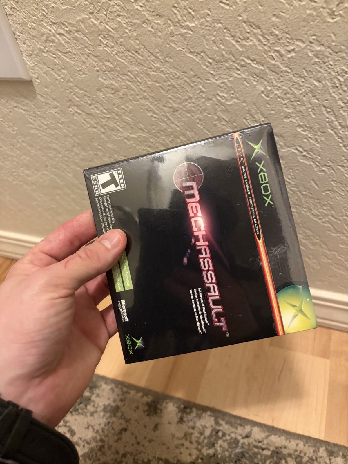 MechAssault (Microsoft Xbox, 2002) Cardboard Sleeve NEW SEALED NOT FOR RESALE