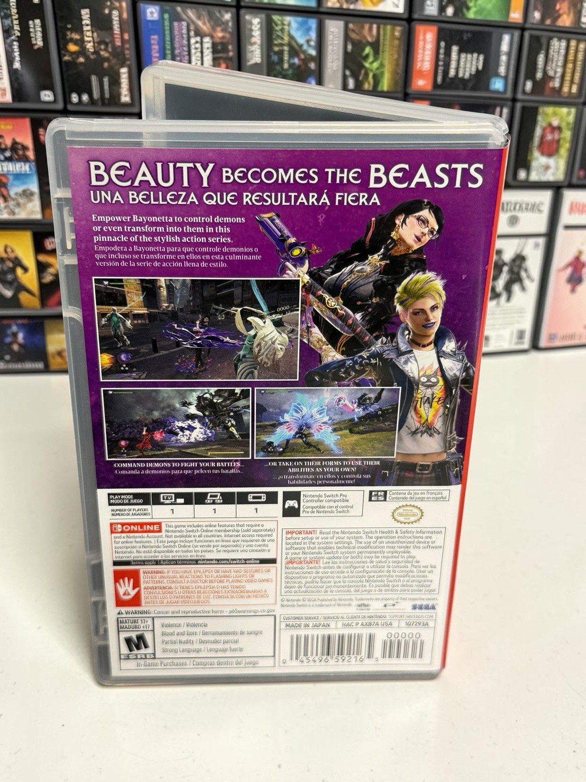 Bayonetta 1 + 2 + 3 Trilogy BUNDLE – Nintendo Switch Full Bundle (#2 Is EURO)