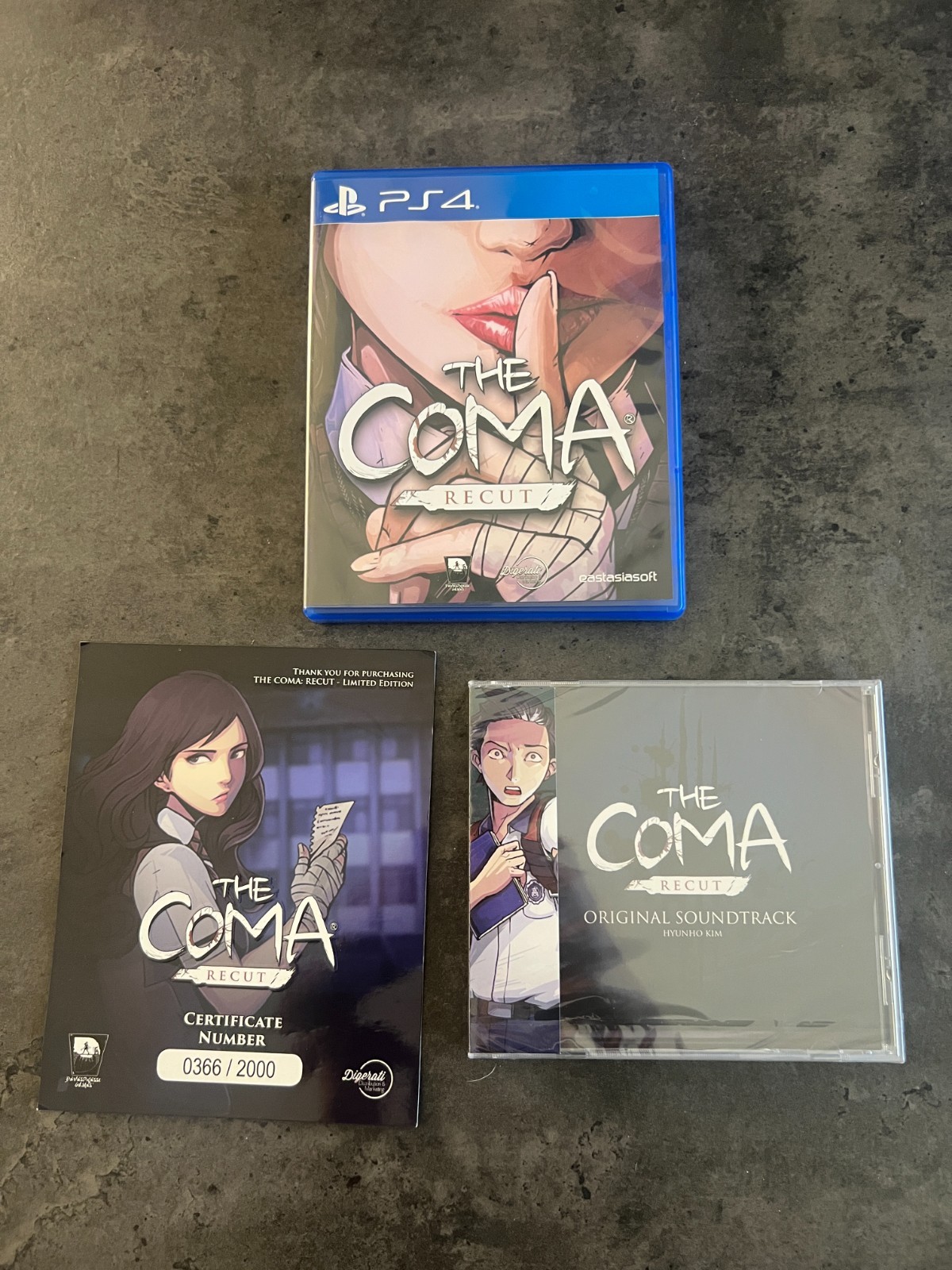 The Coma: Recut Limited Edition (PlayStation 4, PS4) Sealed CD Soundtrack