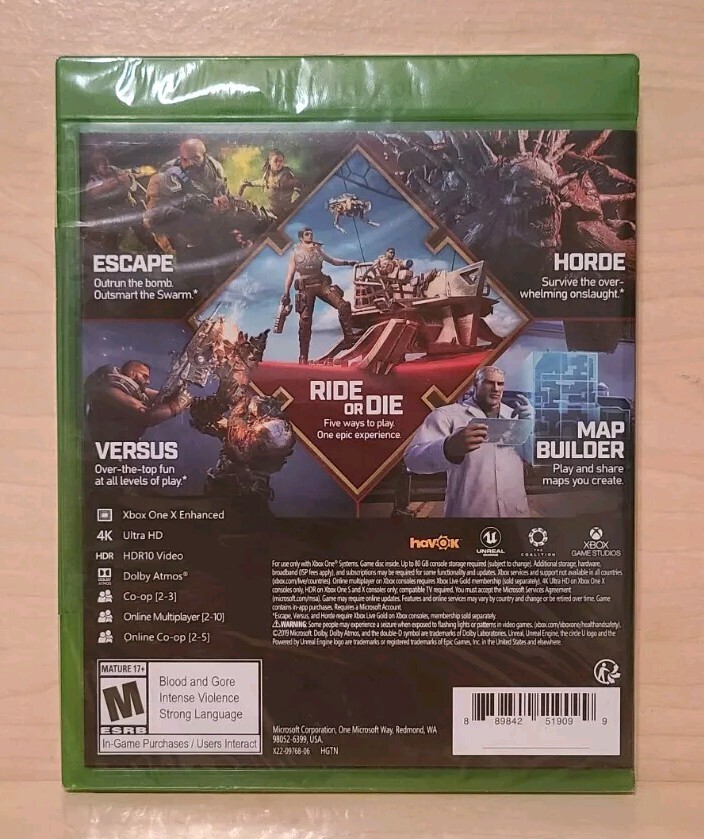 Gears 5 (Microsoft Xbox One Series X) Brand New Sealed / Factory Sealed