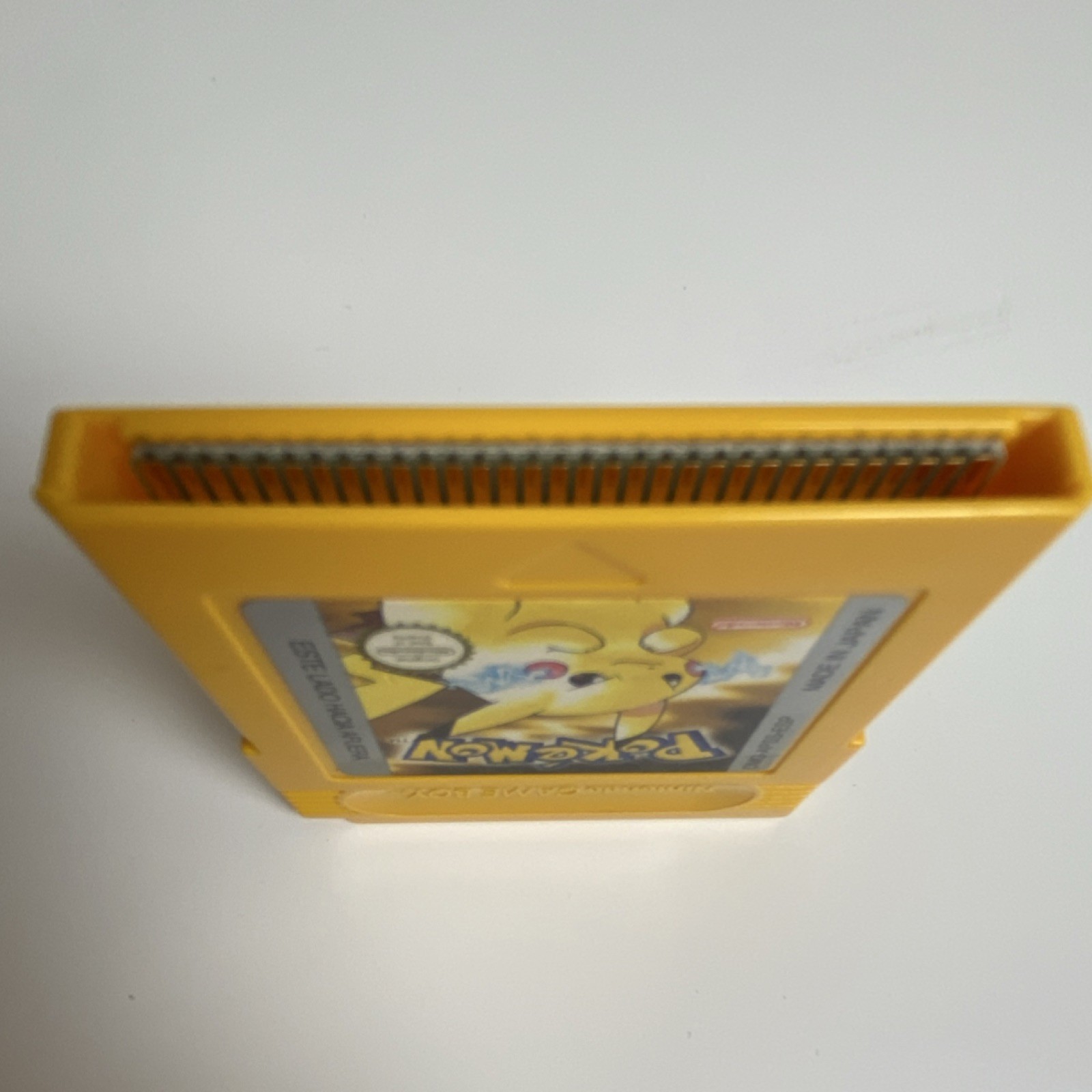 Authentic Nintendo Pokemon Yellow Edition PAL Spanish/Spain