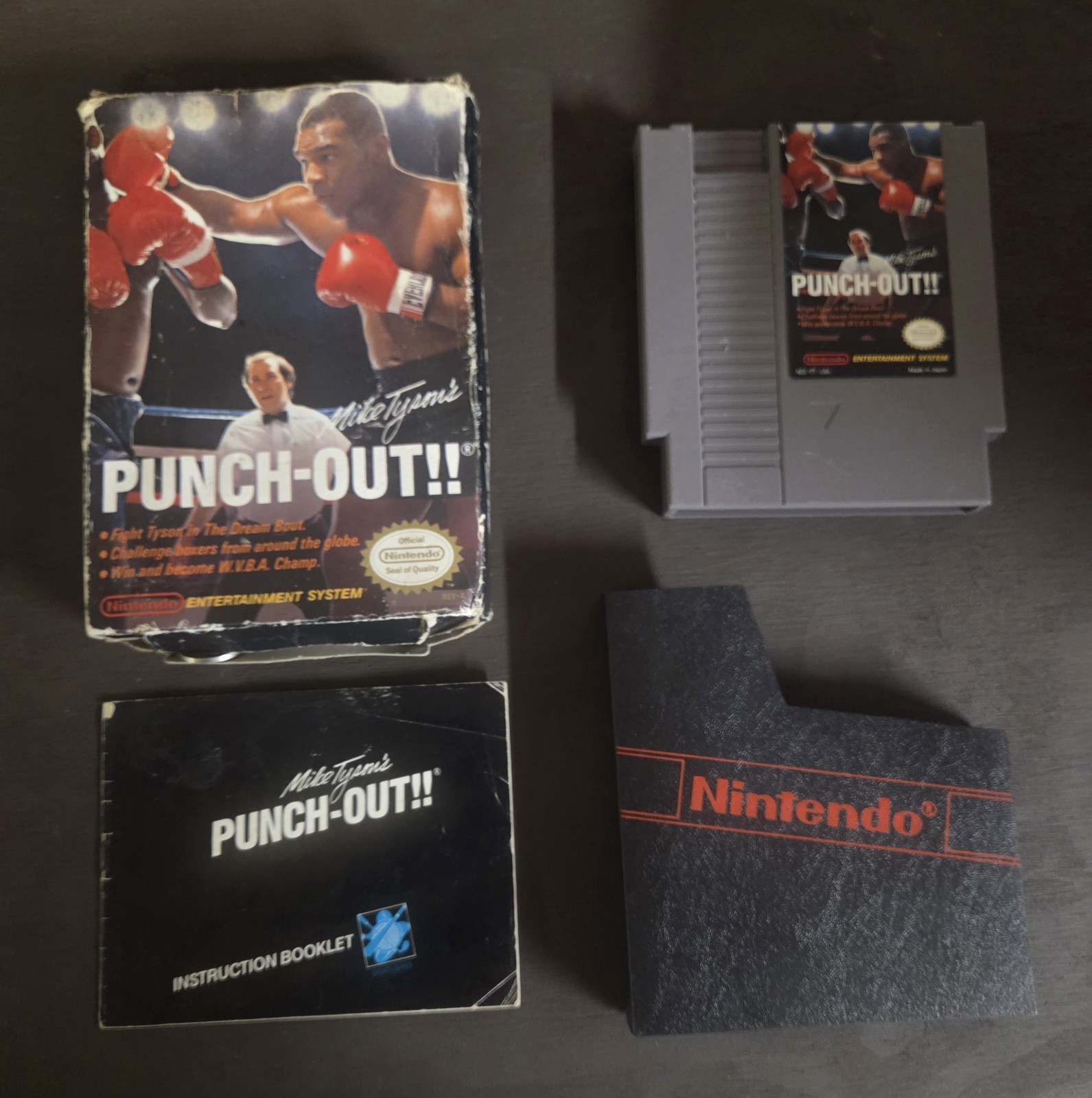 Mike Tyson’s Punch Out Nintendo NES COMPLETE CIB Box Manual Authentic Tested