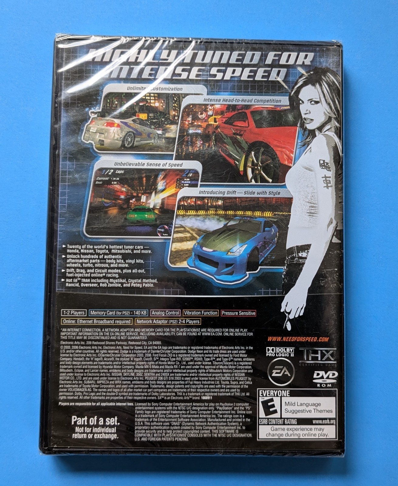 Need for Speed Underground Original Black Label Playstation PS2 Brand NEW Sealed