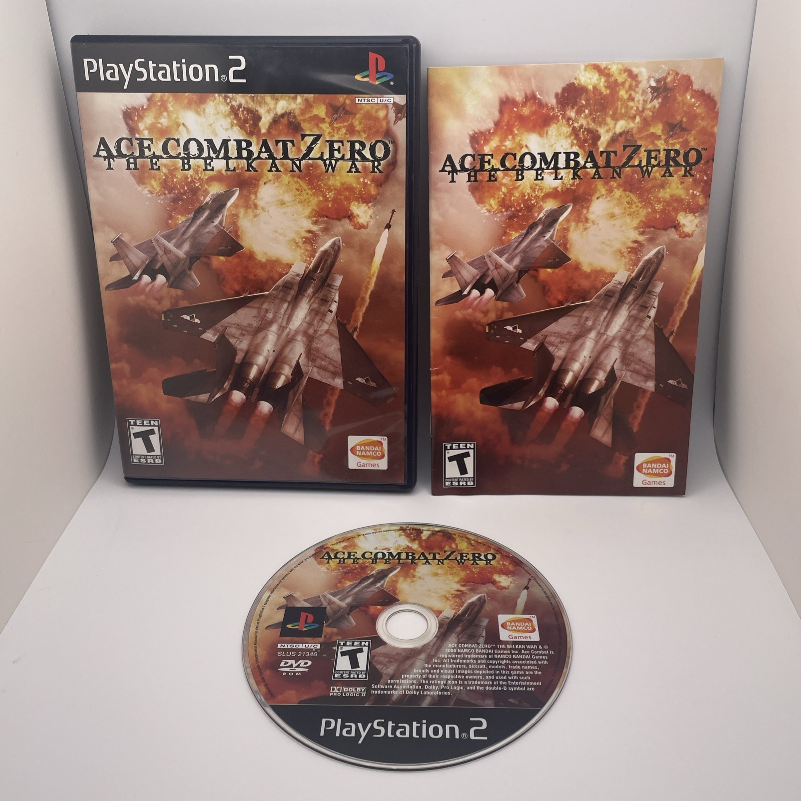 Ace Combat Zero The Belkan War Sony PlayStation 2 2006 PS2 Complete CIB Tested