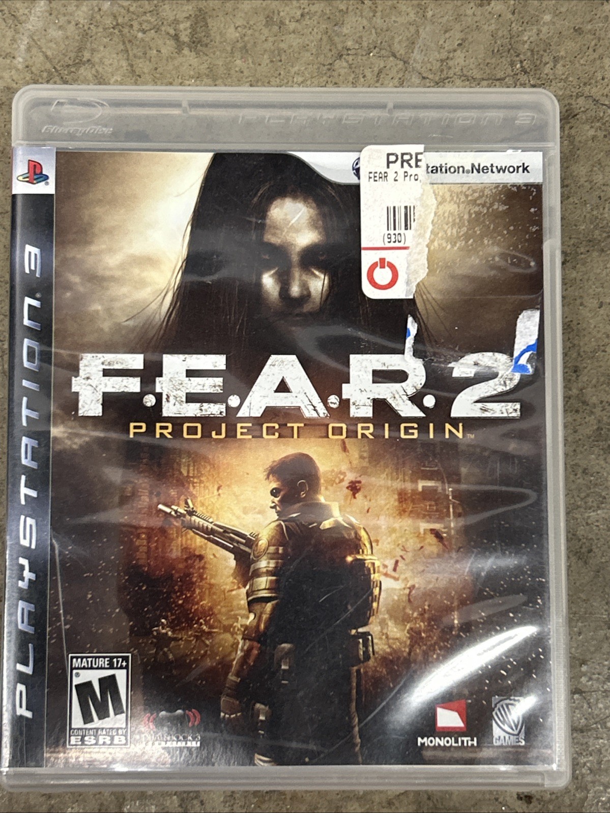 Project Origin: Fear 2 – Sony PlayStation 3 Complete CIB Tested Works