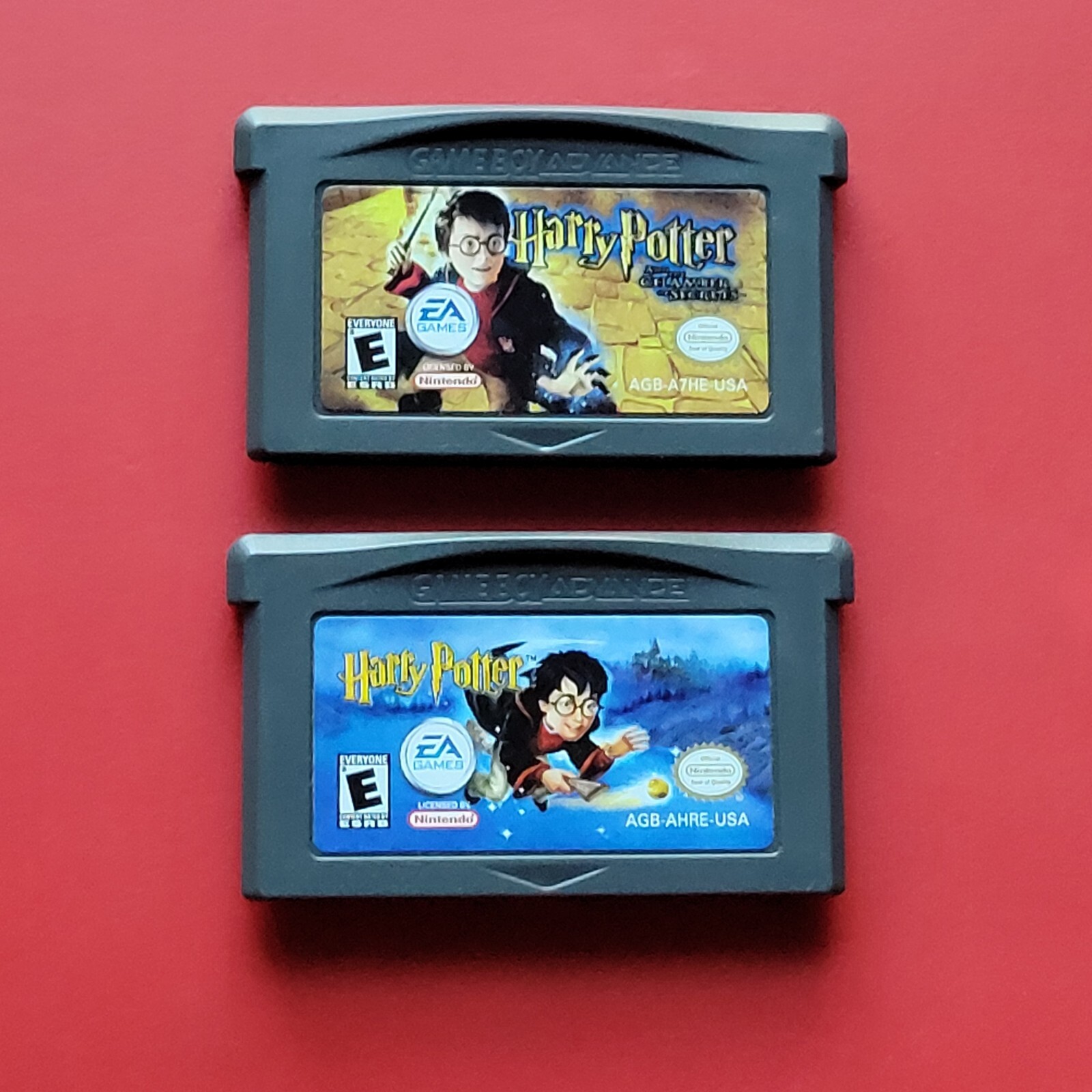 Harry Potter Sorcerer’s Stone & Chamber of Secret Game Boy Advance OEM & Saves