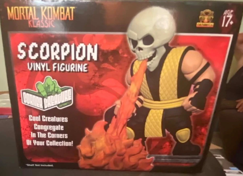Mortal Kombat 2 Super Nintendo Snes Scorpion Vinyl Figure Arcade Genesis Klassic