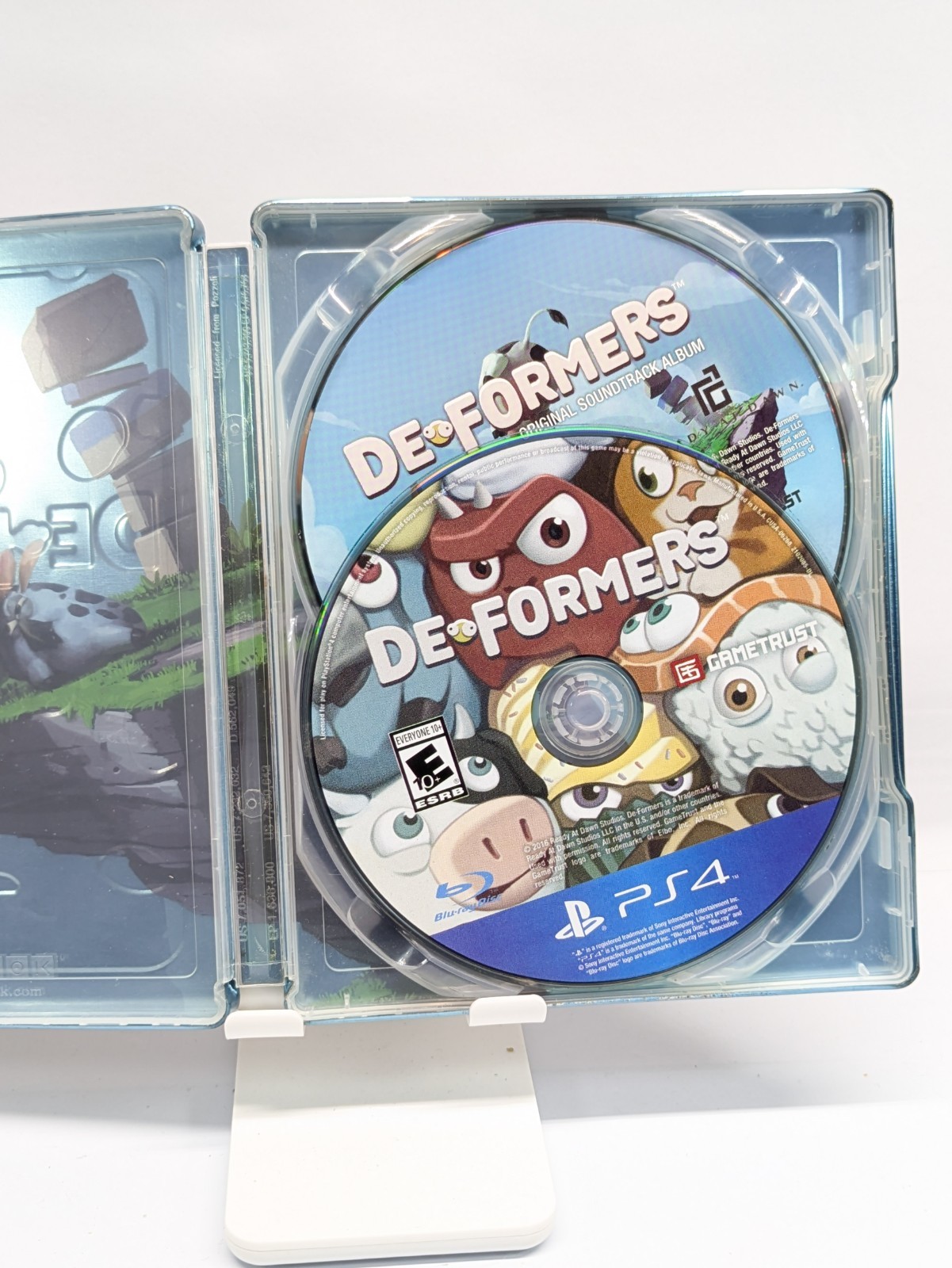 Deformers: Steelbook Edition, Gamestop Exclusive (PlayStation 4, PS4) Game + CD