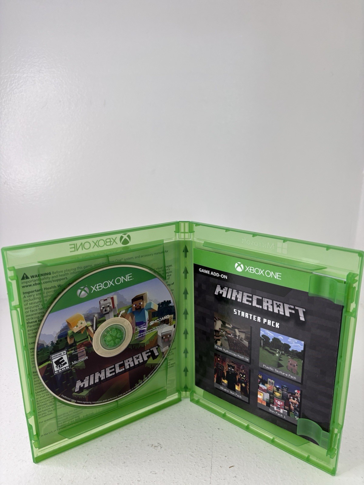 Minecraft Starter Collection – Xbox One Tested Working Good Preowned Condition
