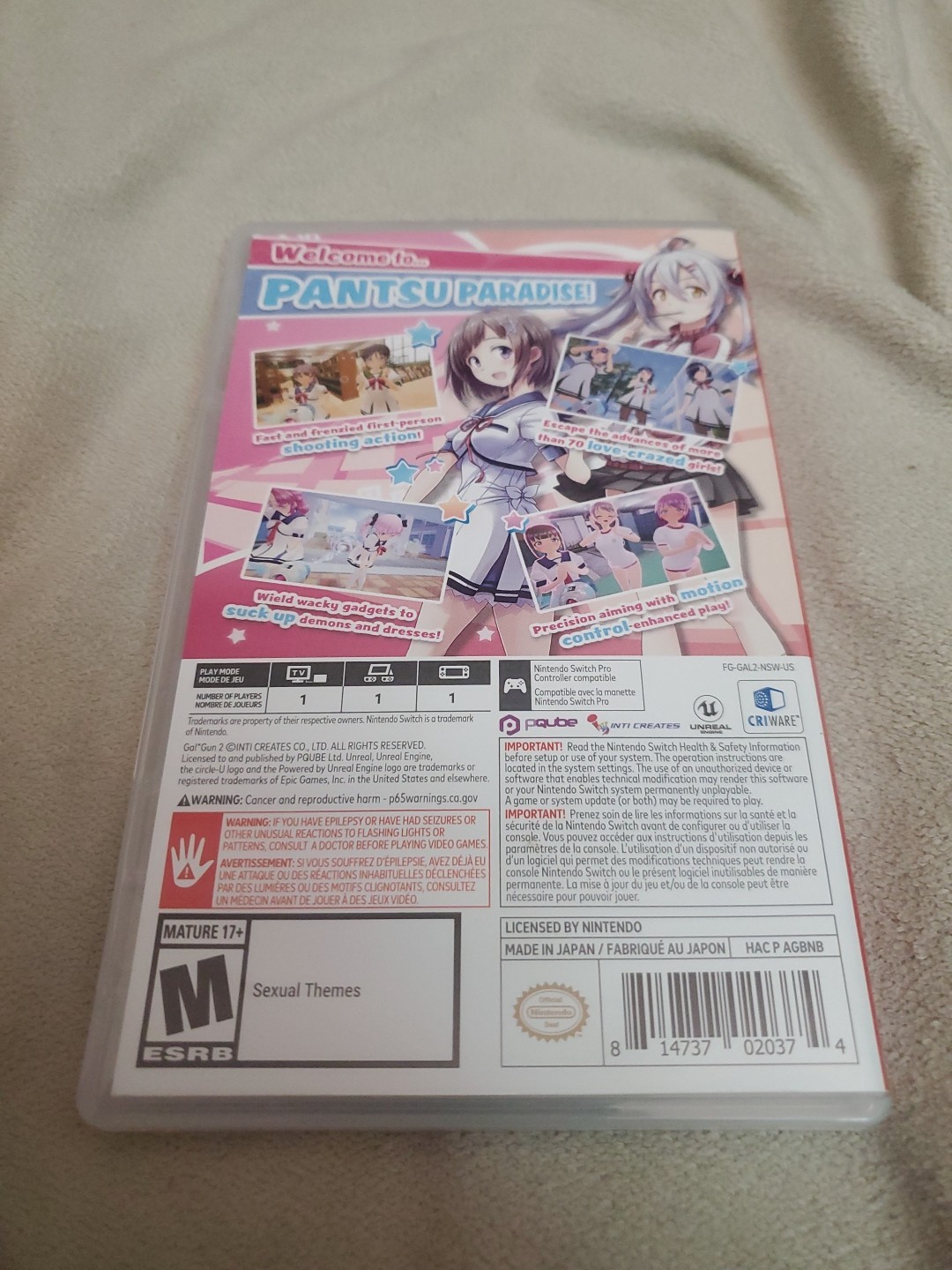 GAL GUN 2 – USA VERSION – Nintendo Switch