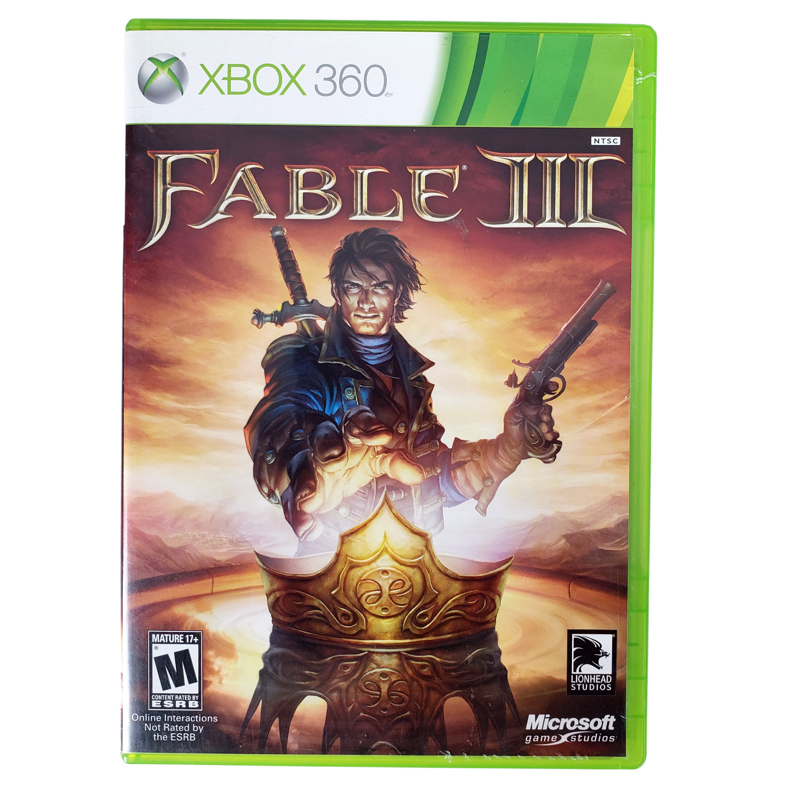 Fable III Microsoft Xbox 360 Video Game 3 Lionhead Studios Disc Case Manual Vtg