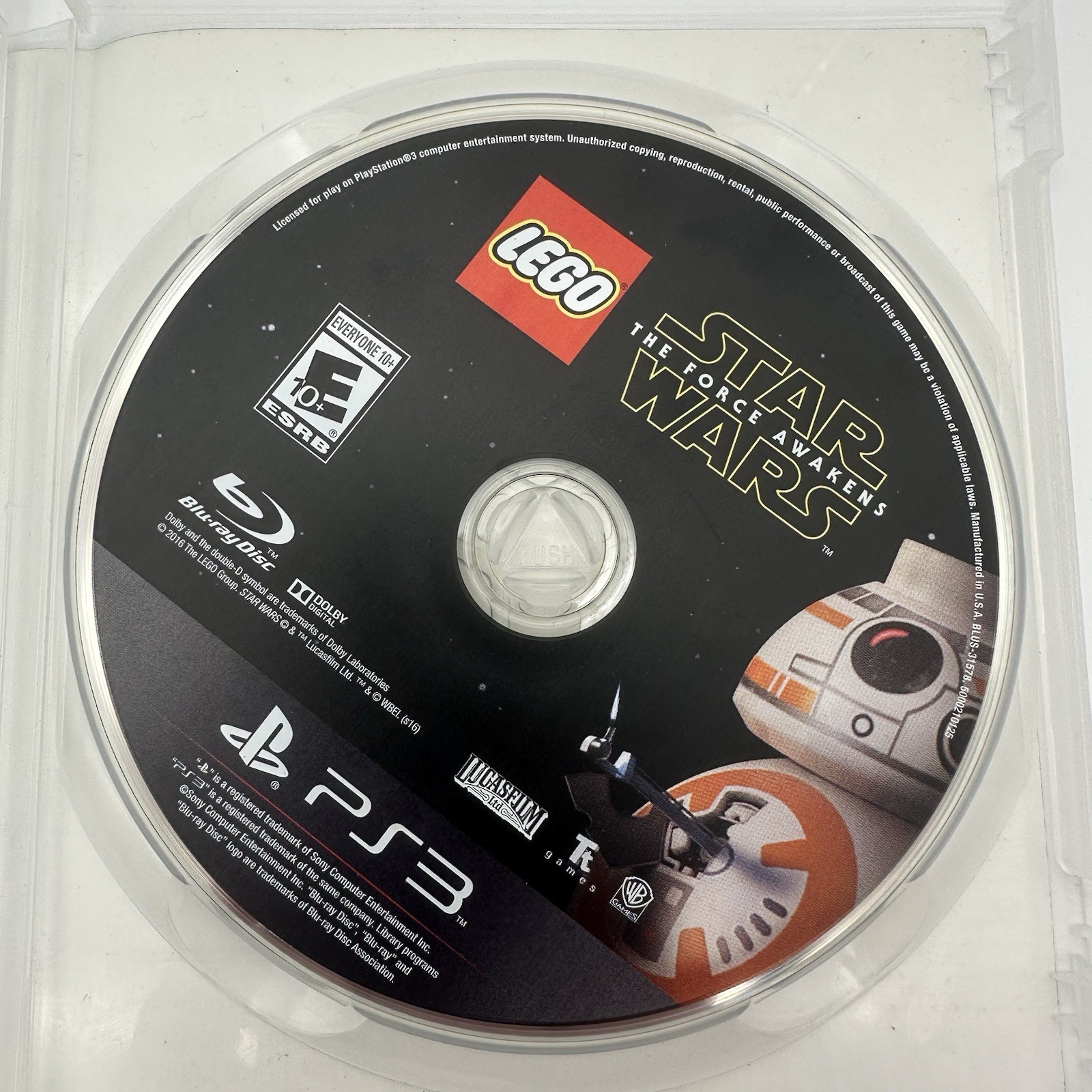 LEGO Star Wars: The Force Awakens PS3 Tested Working Fast Shipping