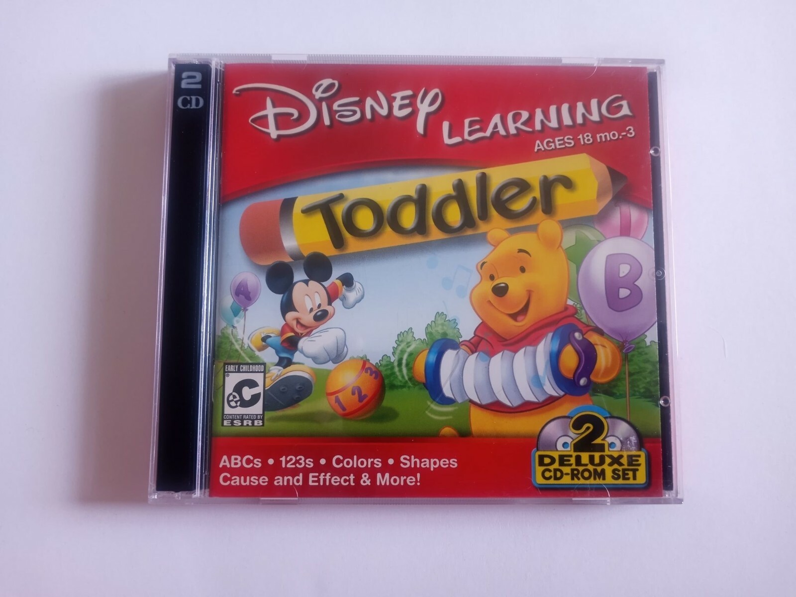 Disney Learning Toddler 2 Deluxe CD-ROM Set Age 18 months to 3