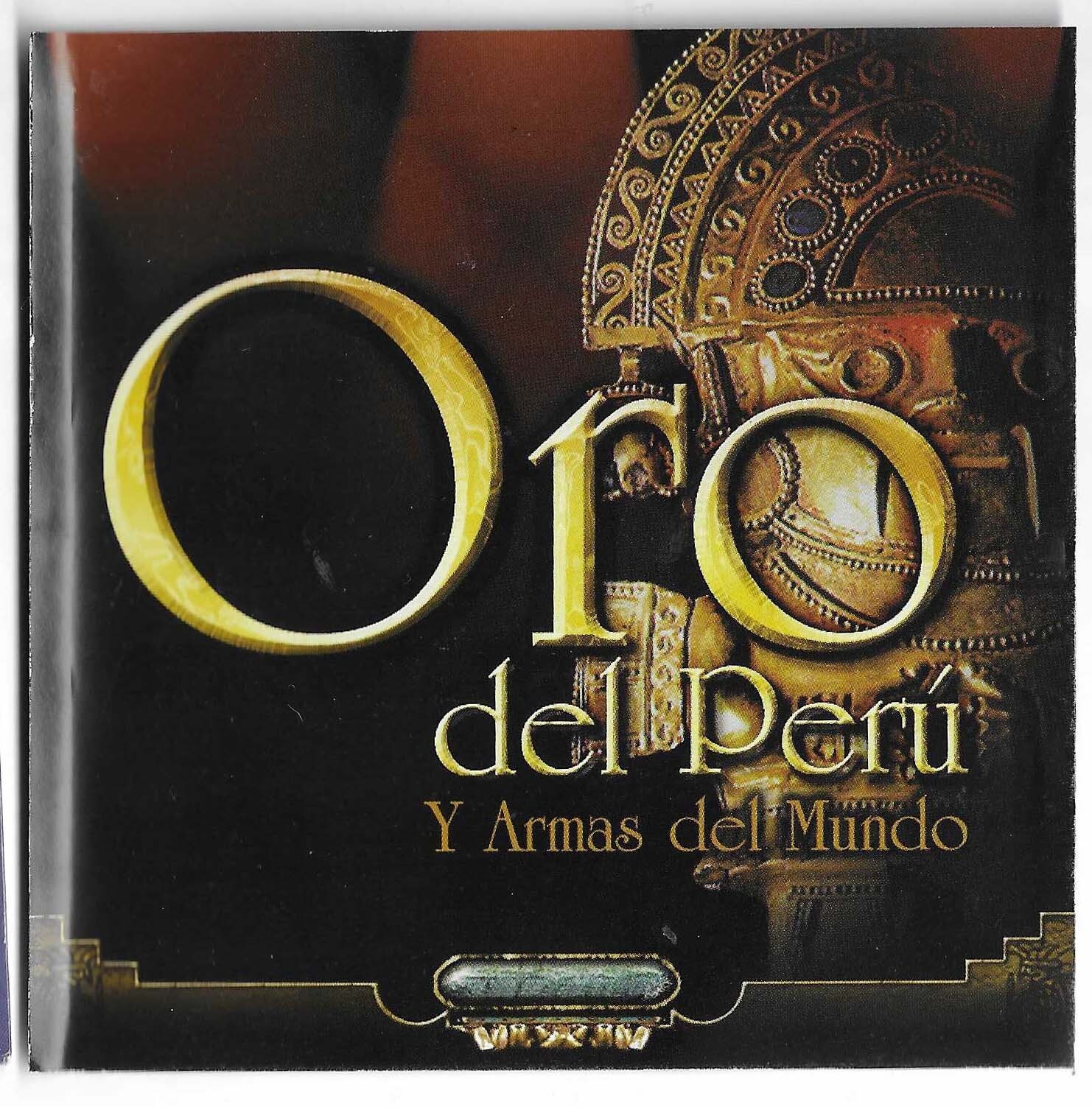 ORO DEL PERU Y Armas del Mundo CD ROM Macrostudio 2002 Gold of Peru HTF