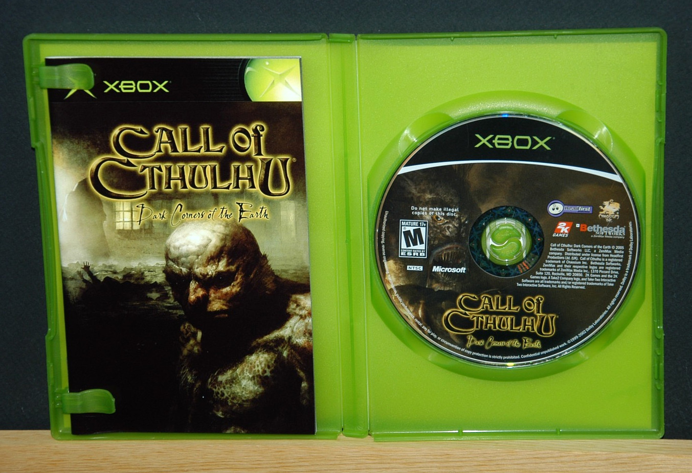 CALL OF CTHULHU ( Microsoft XBOX 2004 ) NTSC-U/C
