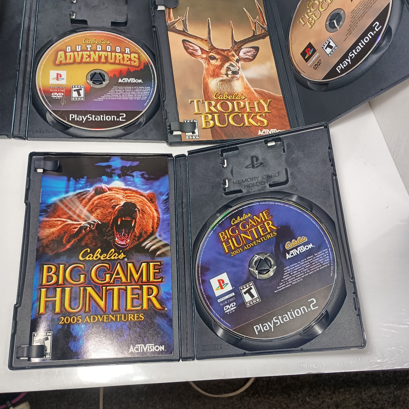 Cabelas Bundle PS2 Hunting Video Games Lot Of 5 CIB Complete PlayStation 2