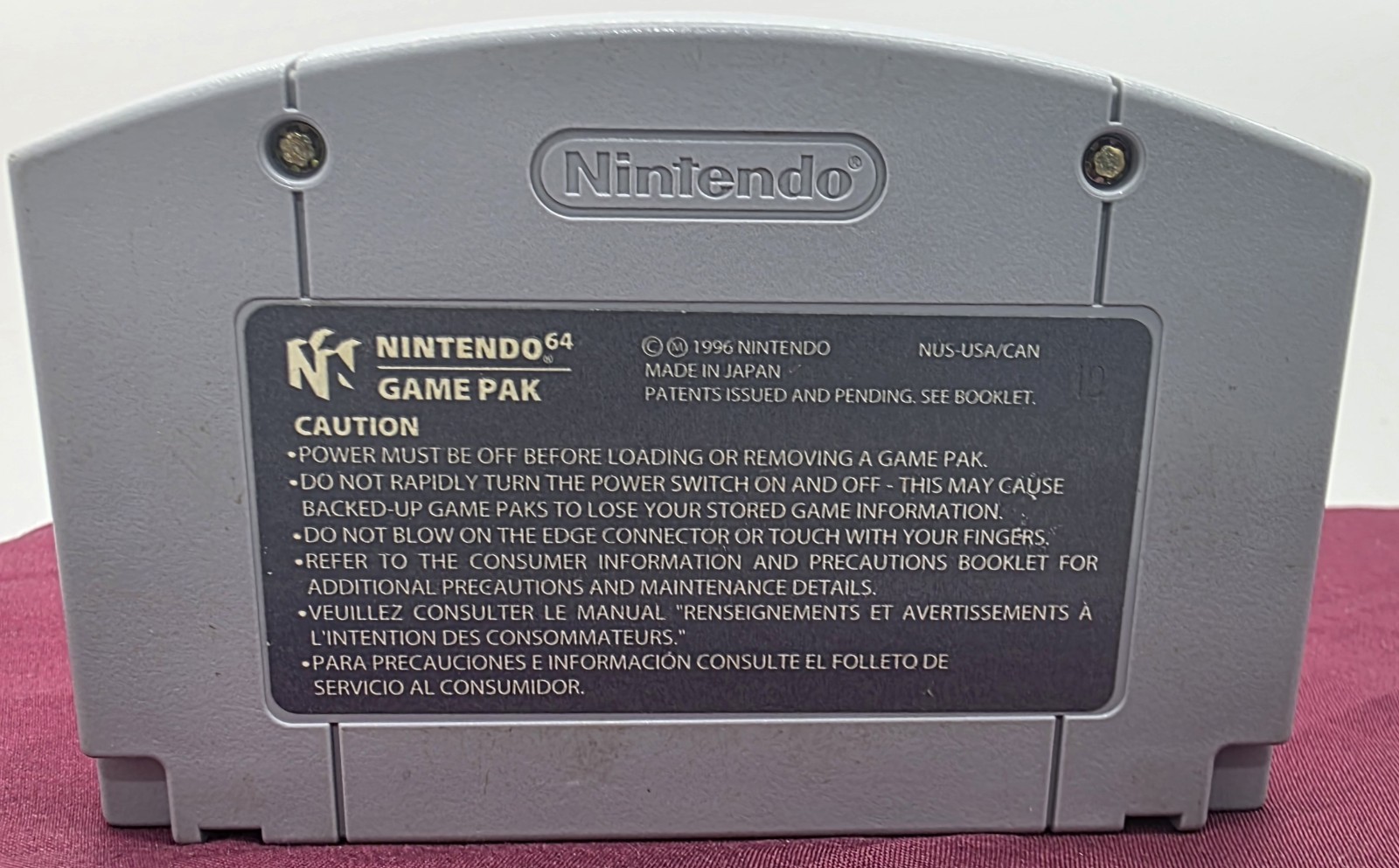 Super Mario 64 For Nintendo 64 Authentic & Tested 1996
