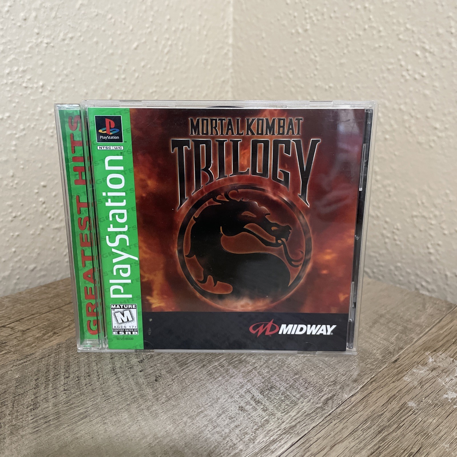 PLAYSTATION MIDWAY MORTAL KOMBAT TRILOGY GAME CIB RARE! AUTHENTIC TESTED PS1