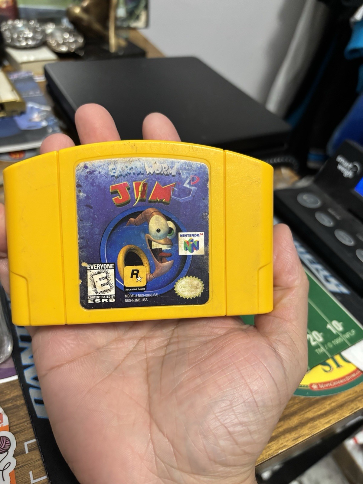 Nintendo N64 EARTHWORM JIM Game Only