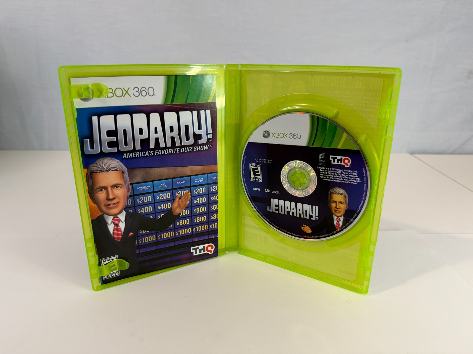 Jeopardy (Microsoft Xbox 360, 2012) Tested Complete in Box