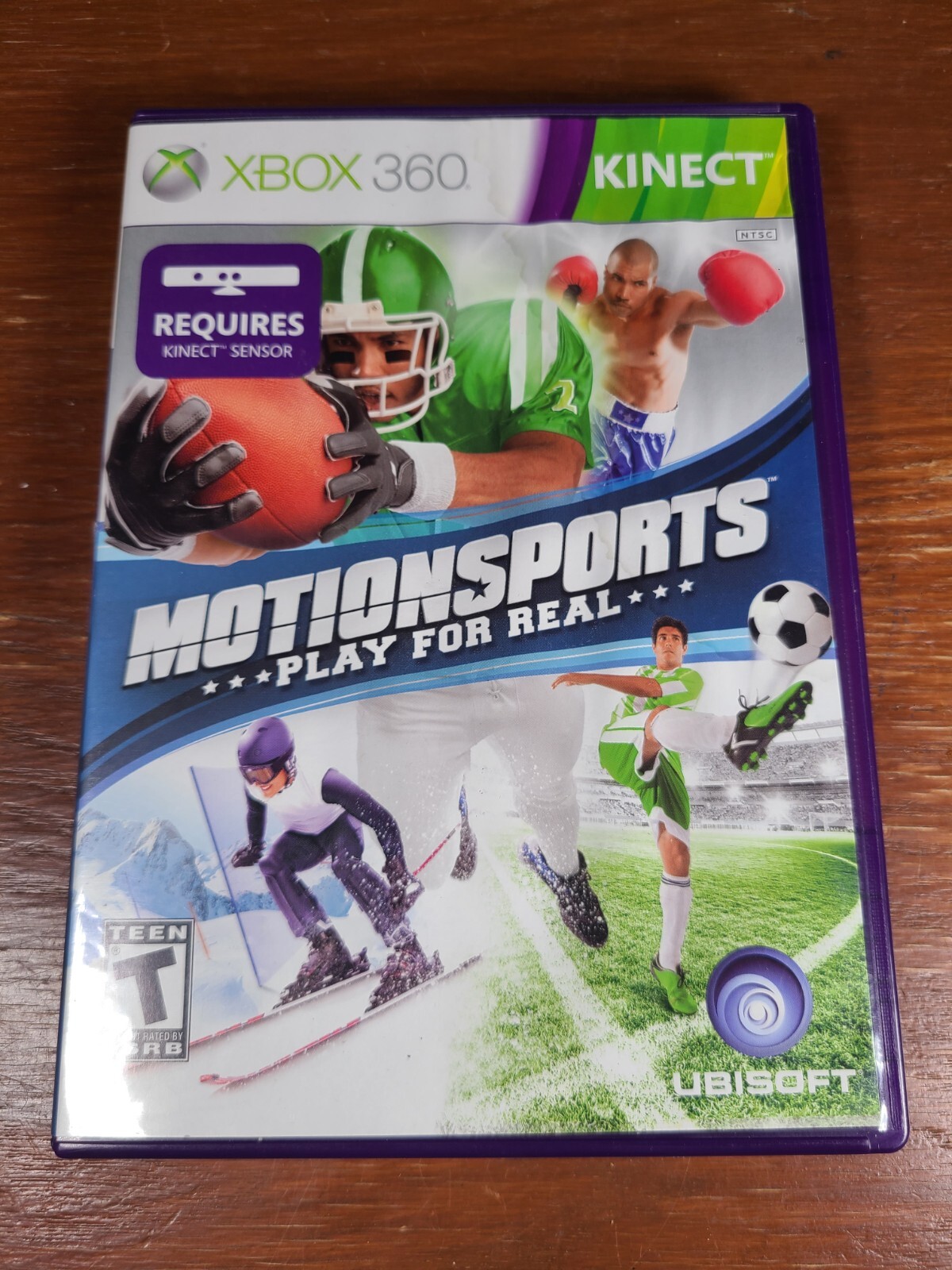Motion Sports Kinect (Xbox 360, 2010) Complete w/ Manual CIB Tested