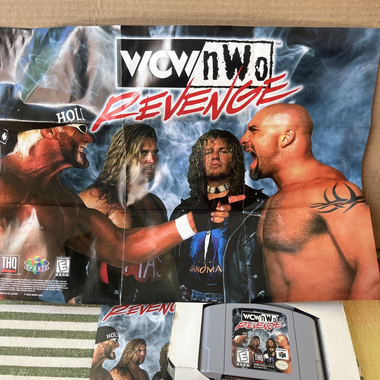 WCW/NWO Revenge (Nintendo 64, 1998) Complete in Box (CIB)