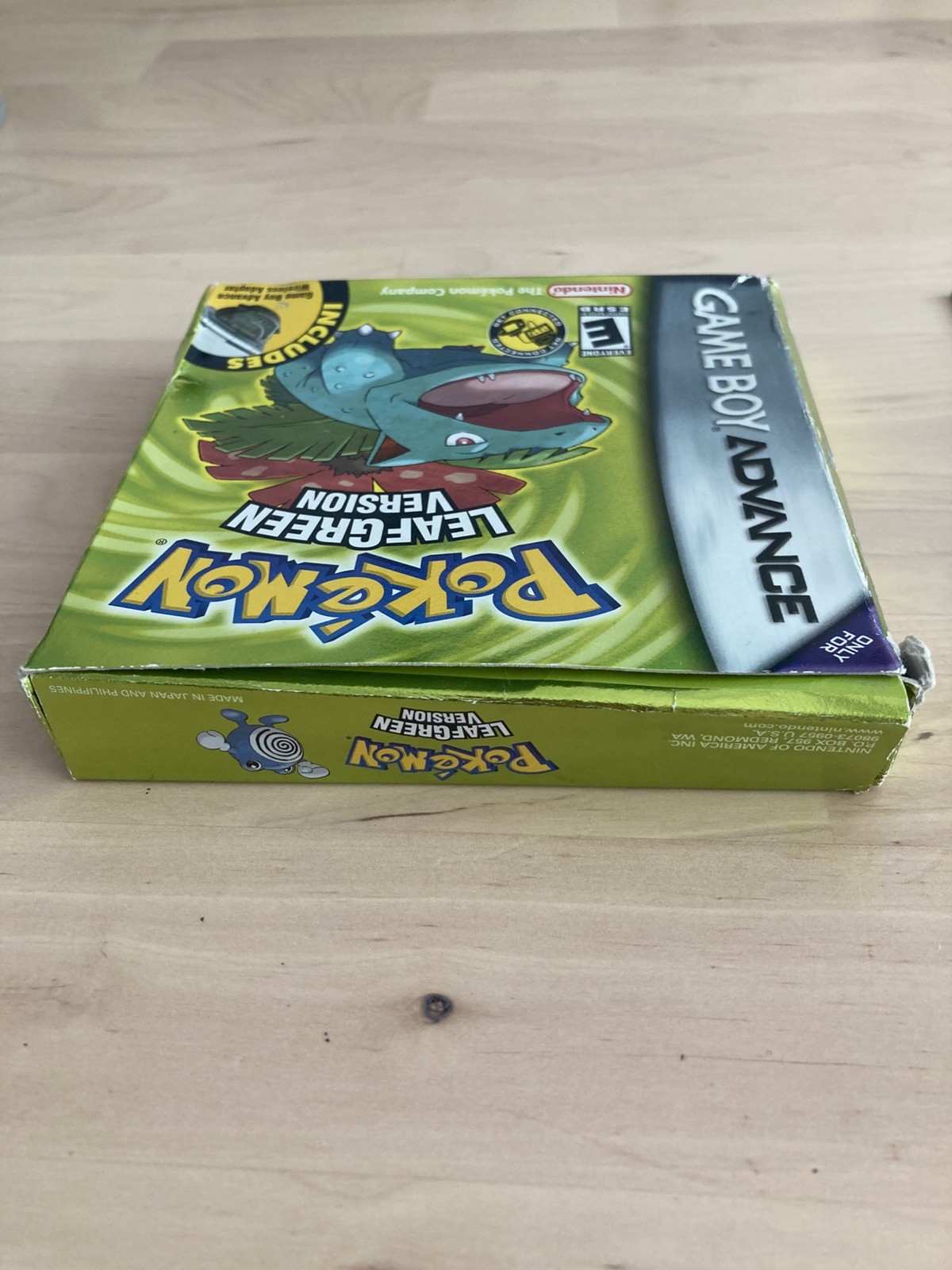 Pokémon: LeafGreen Version IIB Authentic Nintendo GBA Tested Working Incomplete