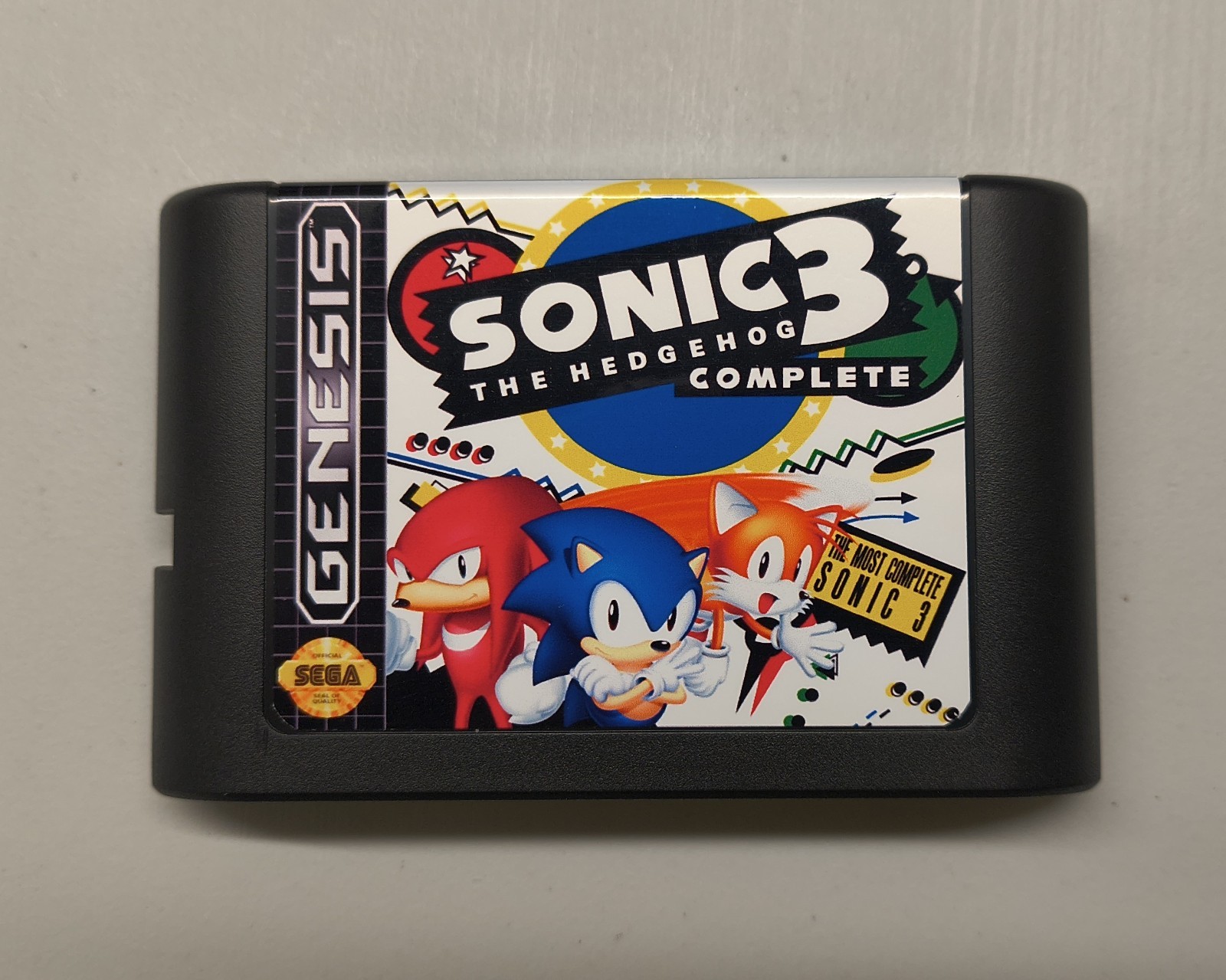 Sonic 3 Complete “Limited Edition” with SAVE features for Sega Genesis + case
