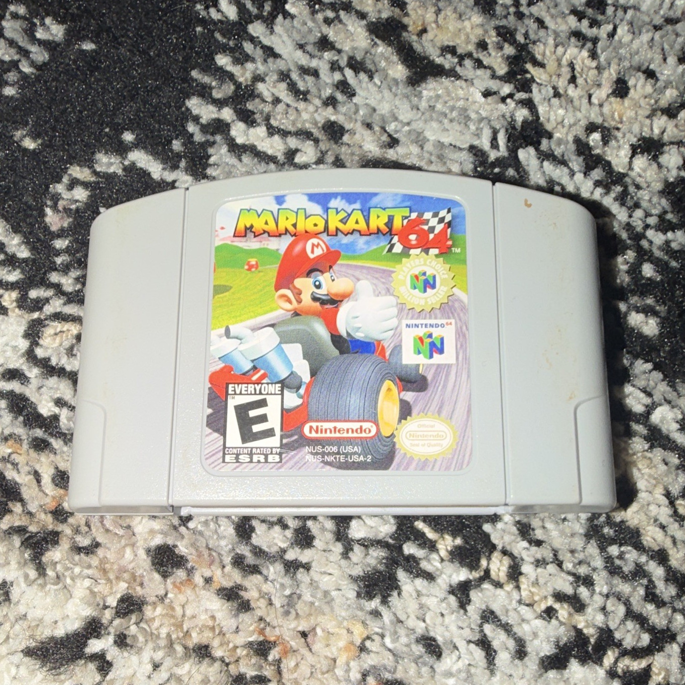 Nintendo Mario Kart 64 N64 (1997) NTSC-U/C E Multiplayer Kart Racing