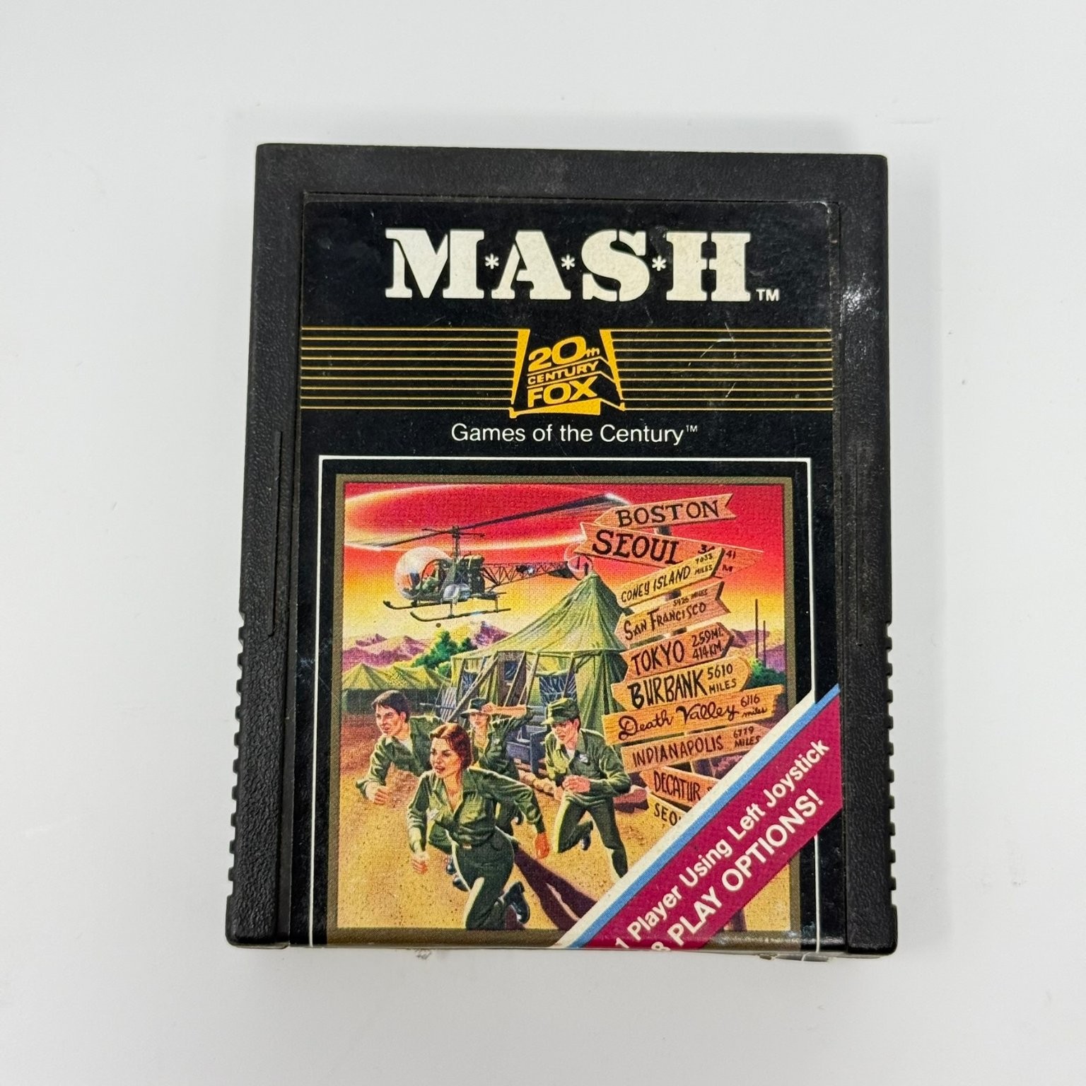 M*A*S*H Atari 2600 Video Game 1 Player 8 Play Options 20th Century Fox