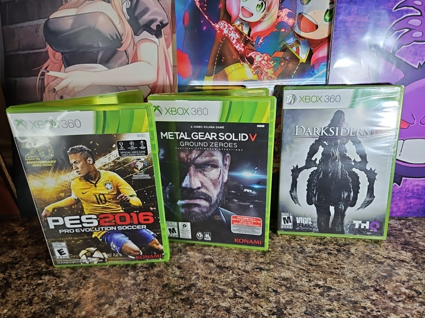 Pro Evolution Soccer 2016 (Microsoft Xbox 360 Game Lot Metal Gear Solid Darkside